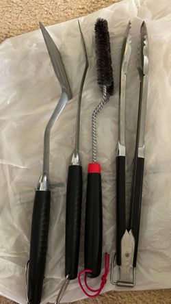 ULNA 4pcs Heavy Duty STAINLESS BBQ Set Original price : $70up