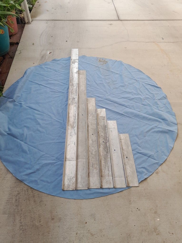 6 Piezas De Aluminio Para Flotear 6 Pies, 54 Inches, 3 Pies, 30 Inches, 2 Pies, Y 18 Inches