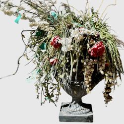 Large flower arrangement urn