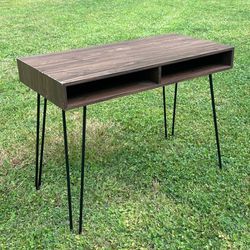 Hairpin Legs Writing Desk Table With Storage
