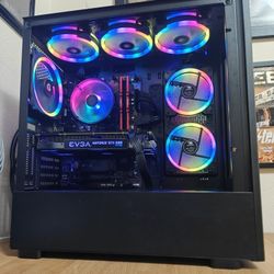 Custom Gaming Computer PC Desktop Intel I5 11600k, Nvidia GTX 1080, 16GB DDR4, M.2 SSD, EVGA PS5 XBOX