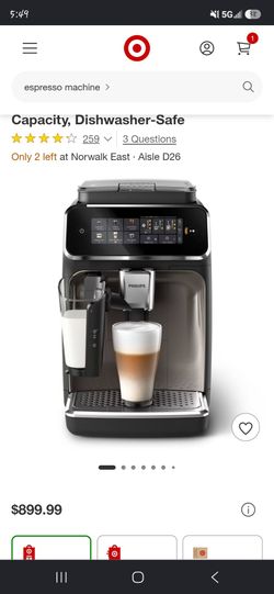 Phillips 3300 coffee latte espresso machine