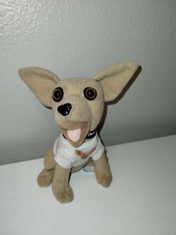 Taco Bell Talking Chihuahua Plush Dog Toy “How Cool is This” Works 1990s Tshirt