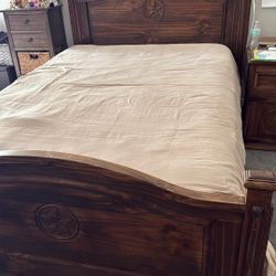 Solid Wood Bed Frame 