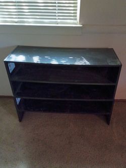 Dark Brown 3-Shelf Bookcase