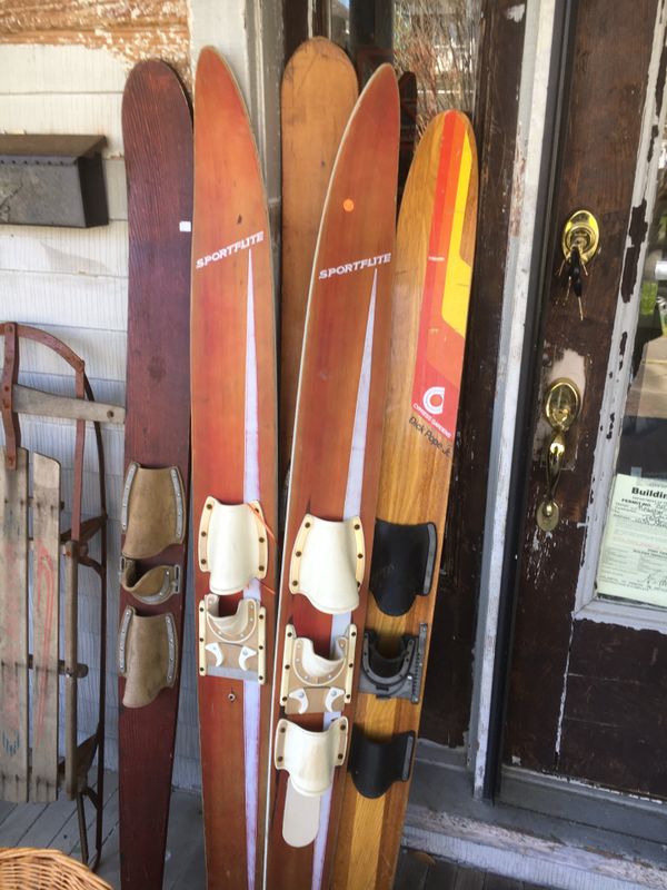 Vintage wooden water skis for Sale in Norfolk, VA OfferUp