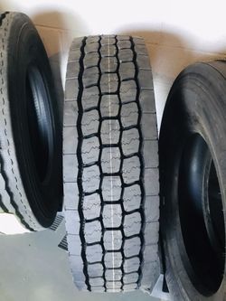Commercial truck and trailer tires.