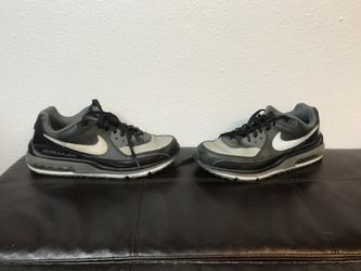 Black and grey air maxes