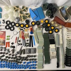 Vintage Fisher Price Construx Building Toy Lot 3+ Pounds Mixed Parts 350+ Pieces (Rare Collectors Items!)