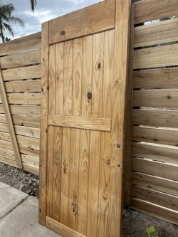 Knotty Pine Door
