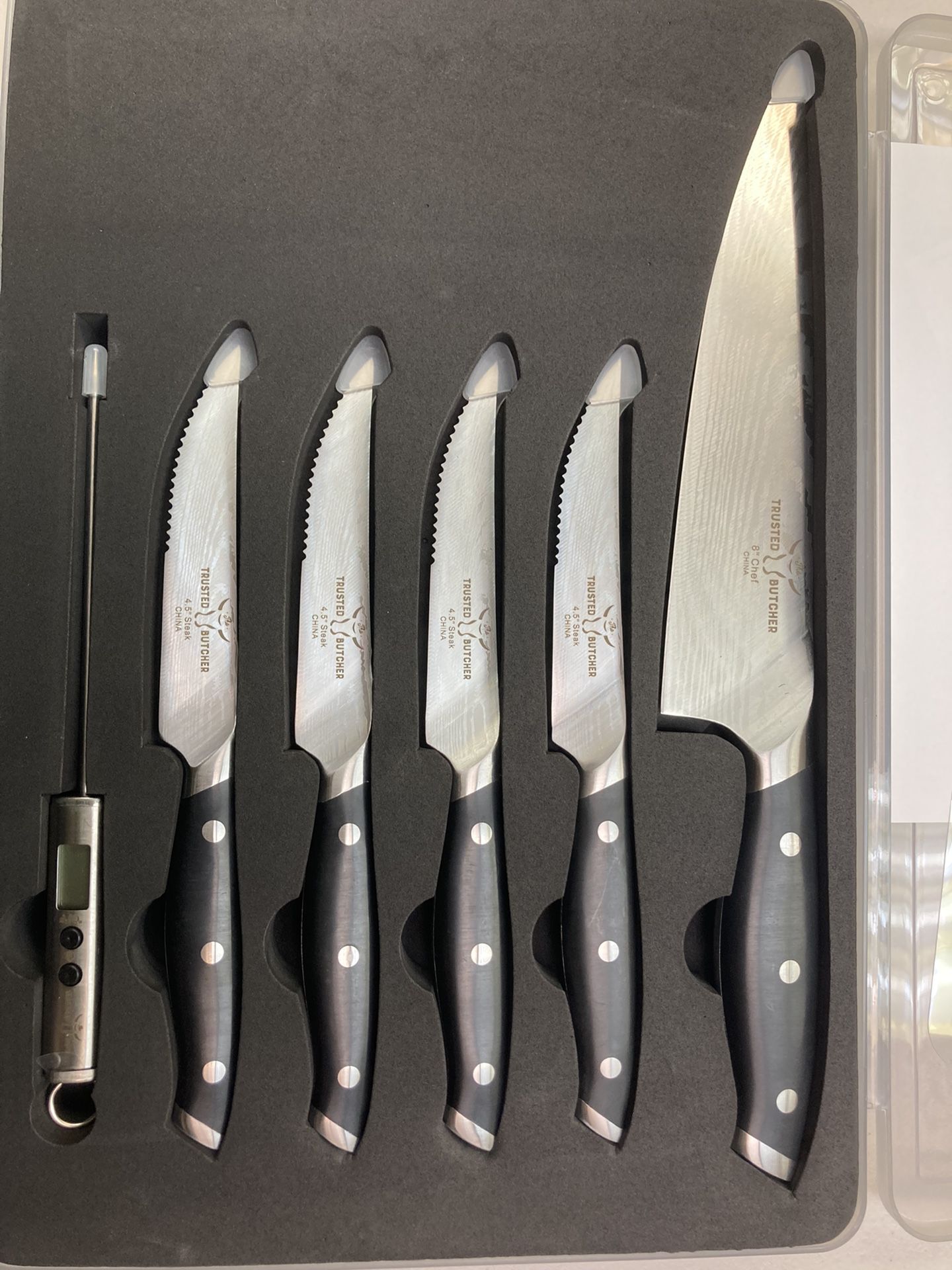 Kitchen Knife Set,Knife Set for Kitchen with Block 6 Pcs High Carbon  Stainless Steel Wooden Handle Knife Block Set without Steak Knives for Sale  in Fresno, CA - OfferUp