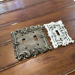 Vintage Metal Light Switches 
