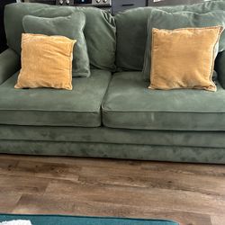 Forest Green pullout couch
