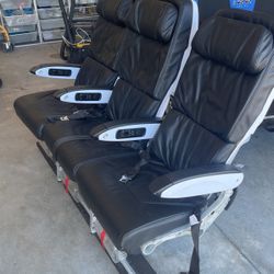 Airplane Chairs! Leather