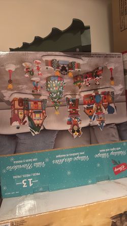 Disney 13 piece holiday village