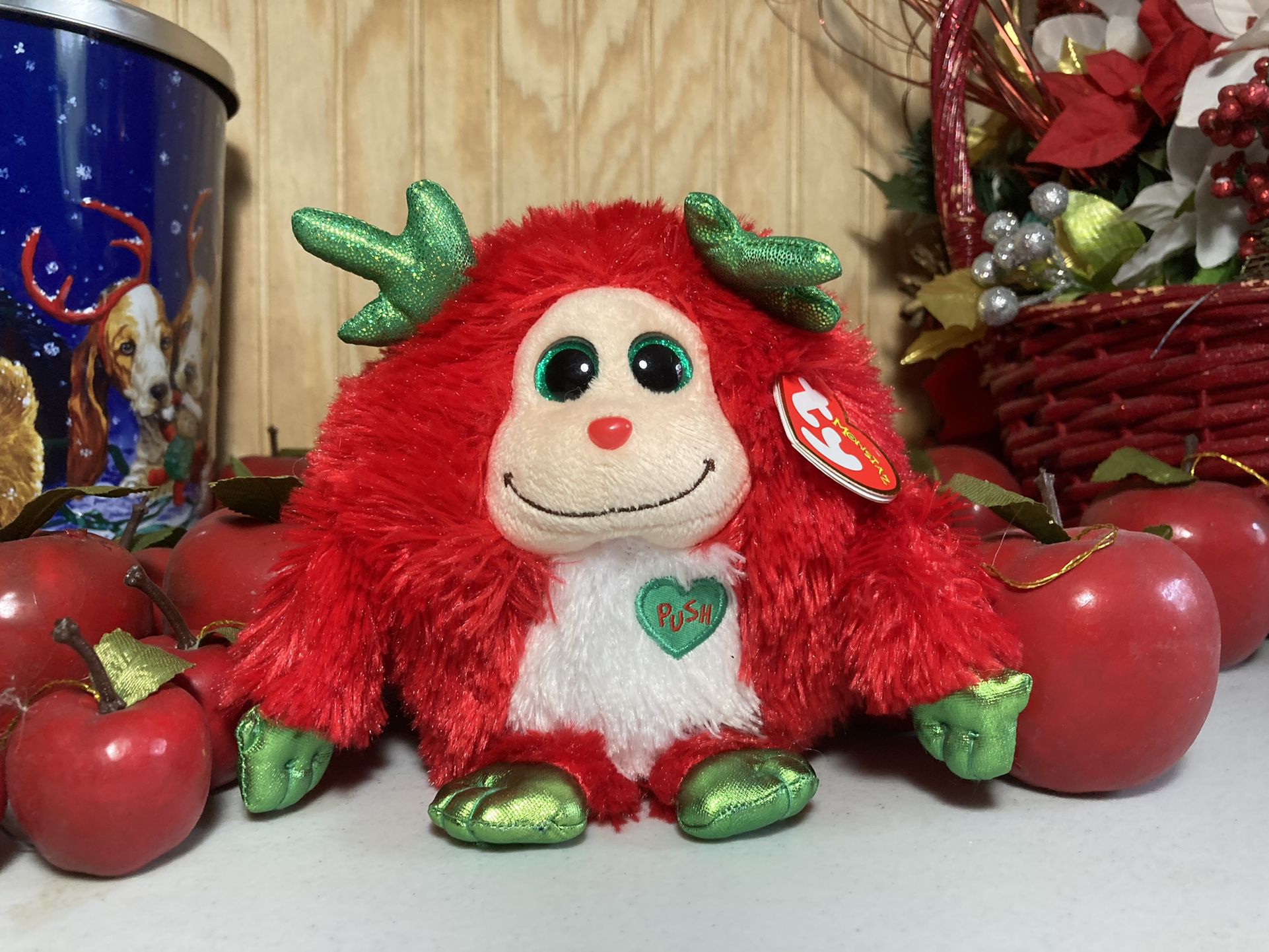 Retired 2013 TY Beanie Christmas Plush (6”) ‘Tinsel’ — w/ Mint Tag