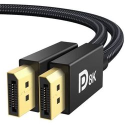 VESA 8K DisplayPort Cable 1.4 – 6ft