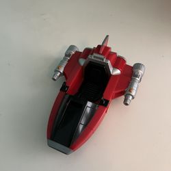 Power Rangers Lost Galaxy Jet Jammer Vehicle Red MMPR 1998 Bandai