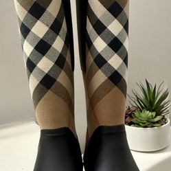 Burberry Clemence Rain Boots Size 38