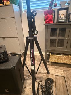 Kustom speakers, and Amp, and On Stage speaker stands