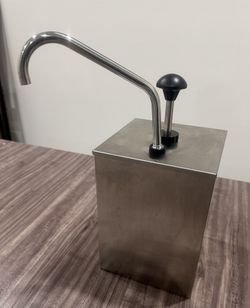 Stainless Steel Sauce Dispenser Pump Condiment