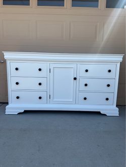 Dresser White 6-Drawers