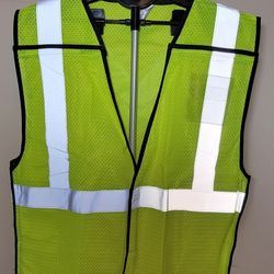 NEW Kishigo Safety Vest - L-XL - High Visibility (0488)