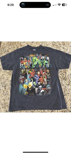Retro Style Marvel Comics T Shirt Mens Size Large