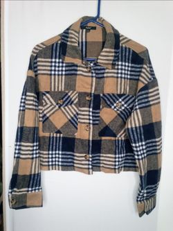 Plaid jacket for women