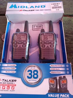 Midland x-talker twao way radios