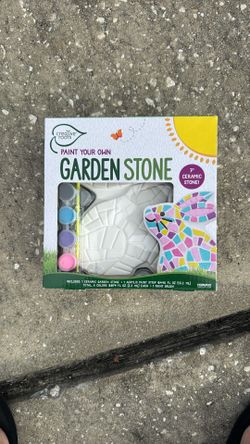 New Paint Your Own Garden Stone