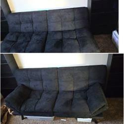 Black futon
