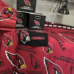 Arizona Cardinals Comforter And Cubbies 