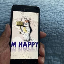 iPhone 7-32Gb Crack Screen Unlocked For $40