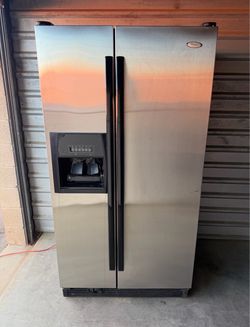 GE Stainless Steel Refrigerator And Freezer
