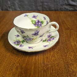 Vintage China Tea Cup And Plate Adderley