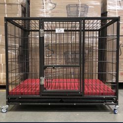 Brand New 43” Stackable Heavy Duty Dog Kennel With Dura Floors  
