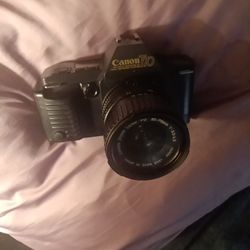 Vintage Canon T70 SLR Camera 