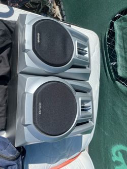 Aiwa Speaker Pair Silver + Innovative Technology ITCDS-5000