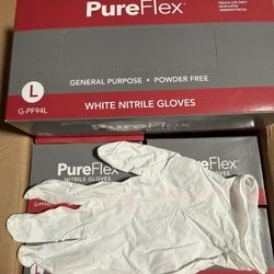 Nitrile White Gloves
