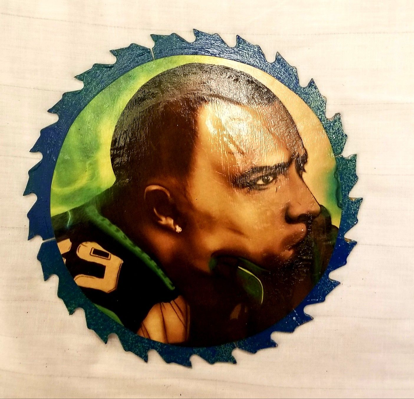 Doug Baldwin Seattle Seahawks Decorative Saw Blade