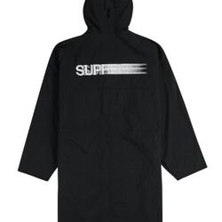 Supreme motion logo lightweight parka black