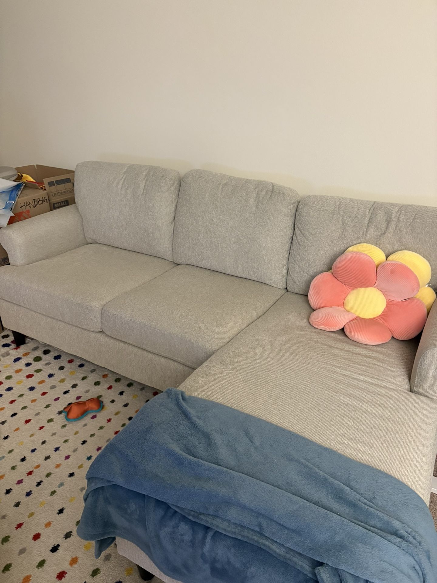 Living Spaces Couch 80inch