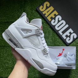Jordan 4 Retro (White Oreo) (Size 8.5)