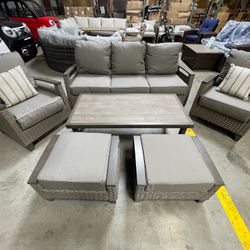 Sunbrella Cushion Outdoor Patio Furniture Conversation Set *NEW*