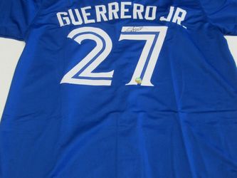 Vladimir Guerrero Jr signed auto Jersey w/COA