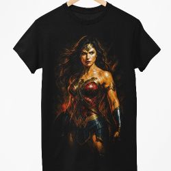 Wonder Woman Black Graphic Tshirt