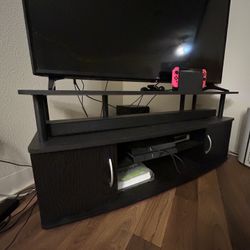 Black TV Stand 