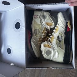 Off White Jordan 5 Size 13