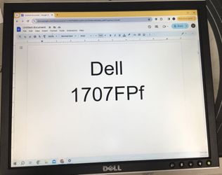 Dell 17” 1707FPf